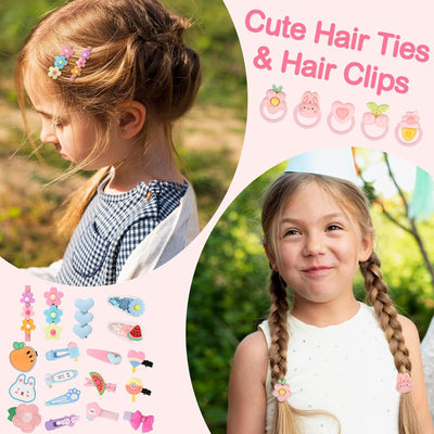 255 PCS Hair Accessories for Girls, Back to  Accessories